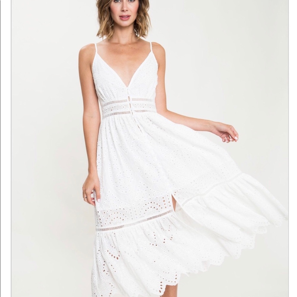 White super cute dress for summer